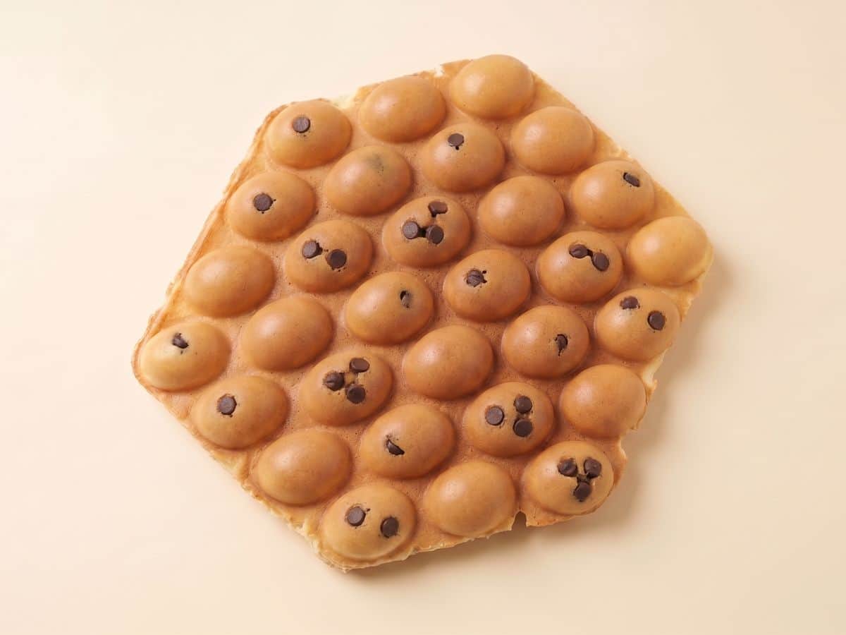 朱古力粒雞蛋仔